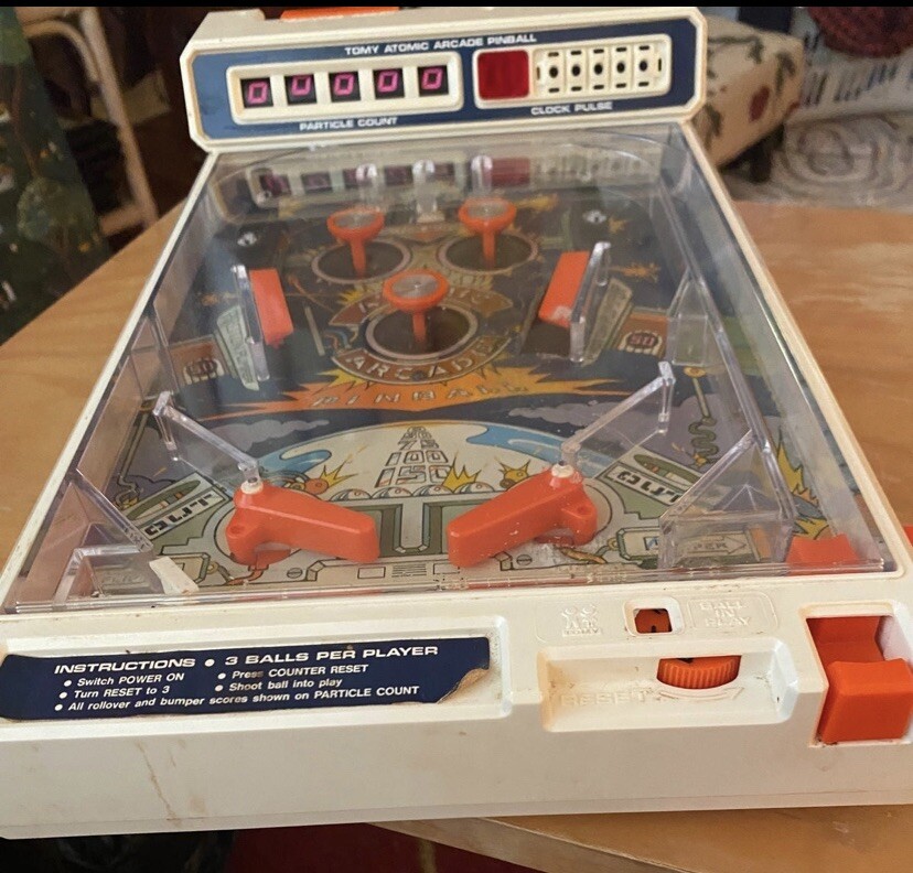 Atomic Arcade pin ball machine, 1979 Made in Japan