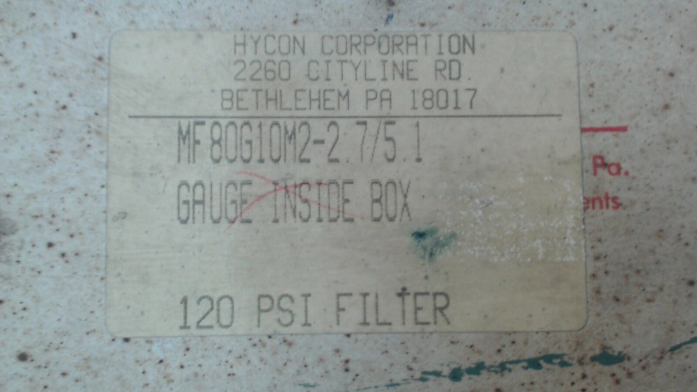 Hycon MF80G10M2-2.7/5.1 Filter