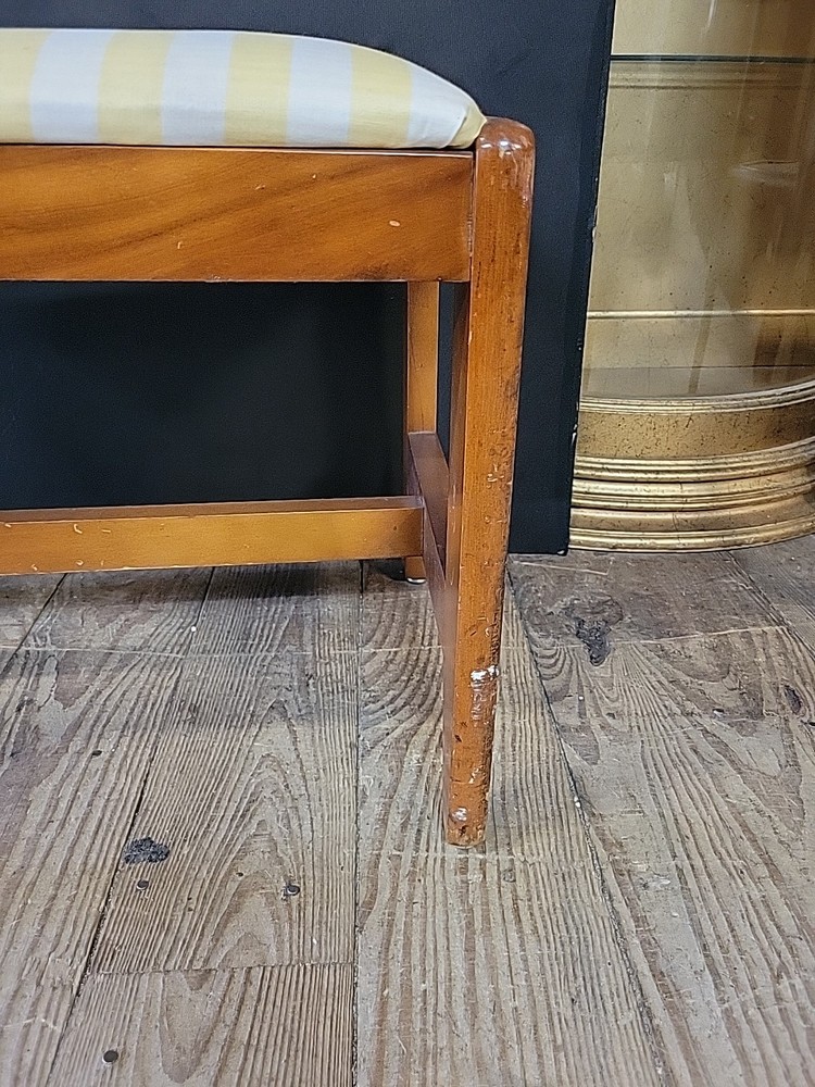 Vintage Vanity Bench Stool