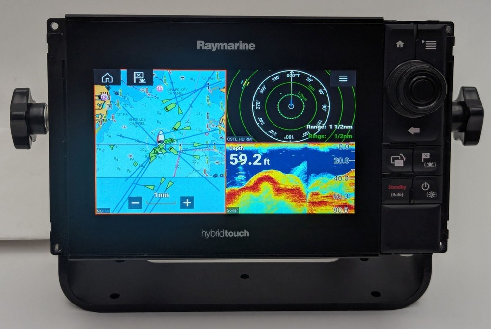 Raymarine HybridTouch eS75 E70263 7" Multifunction Display MFD GPS Chartplotter