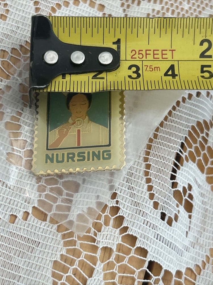 Nursing 4 Cent Stamp Pin~New