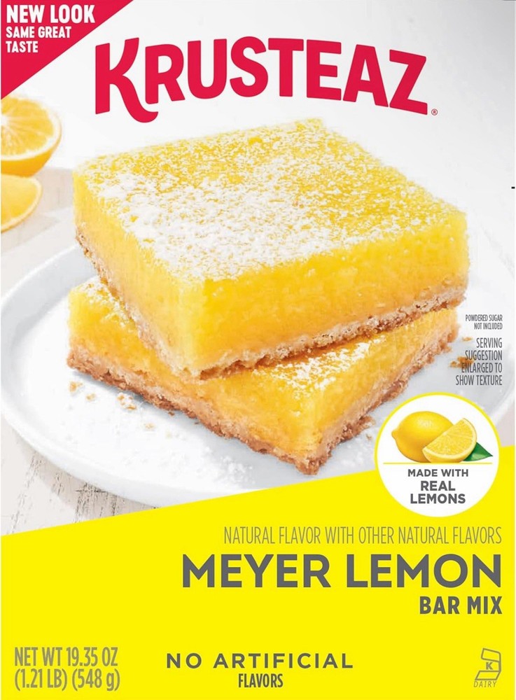 Krusteaz Supreme Bar Mix Meyer Lemon