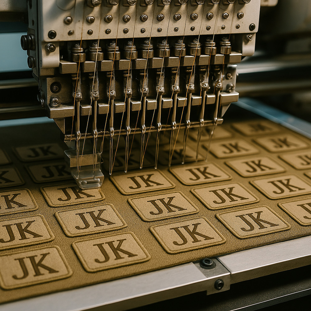 Thin Blue Line Flag Embroidered Morale Patch - 3.5" X 2", Hook & Loop Back