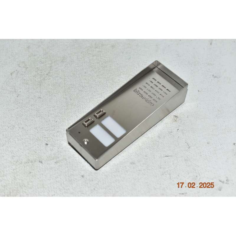 AV1191/002 BITRON Intercom Button Panel M-INOX Series AV1191 For 2 Users