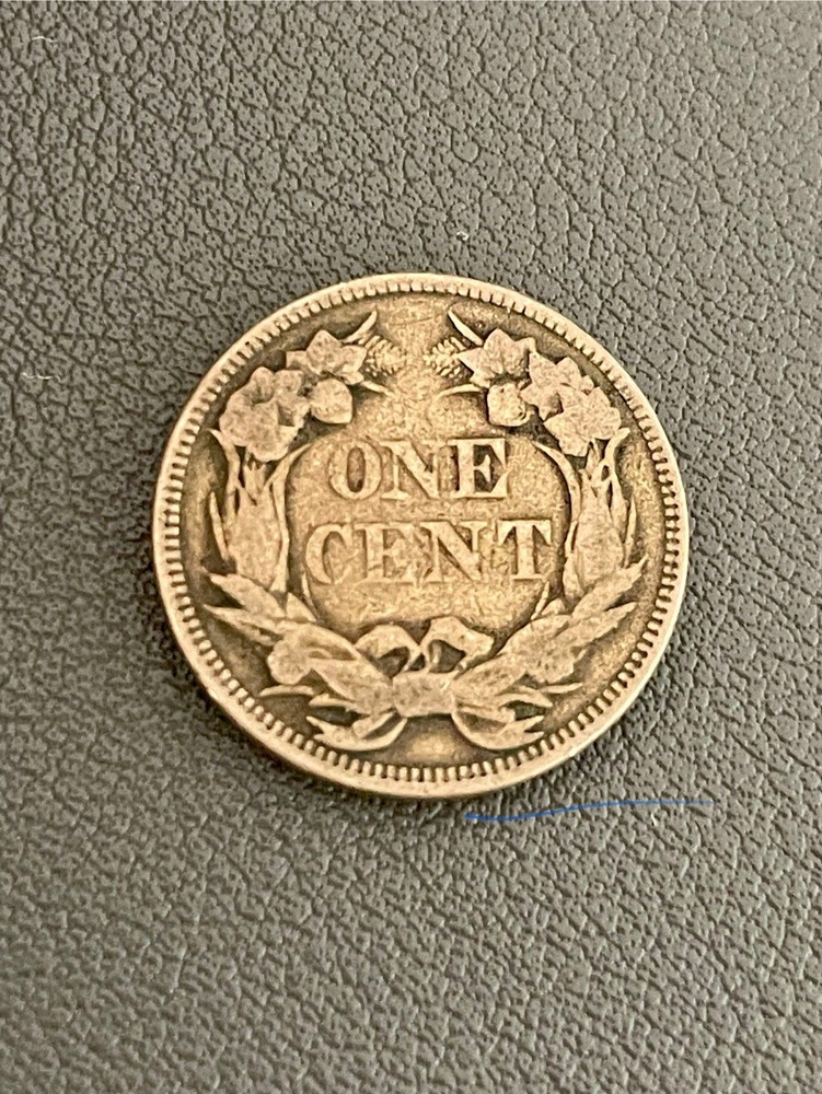 1857 flying eagle cent (H38)