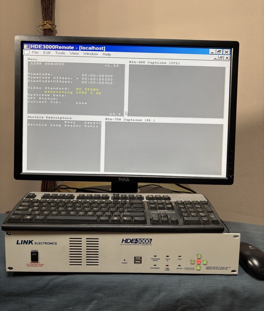 LINK Electronics HDE-3000 HD Encoder/Decoder Rack-Mountable, 1 Input, 2 Outputs