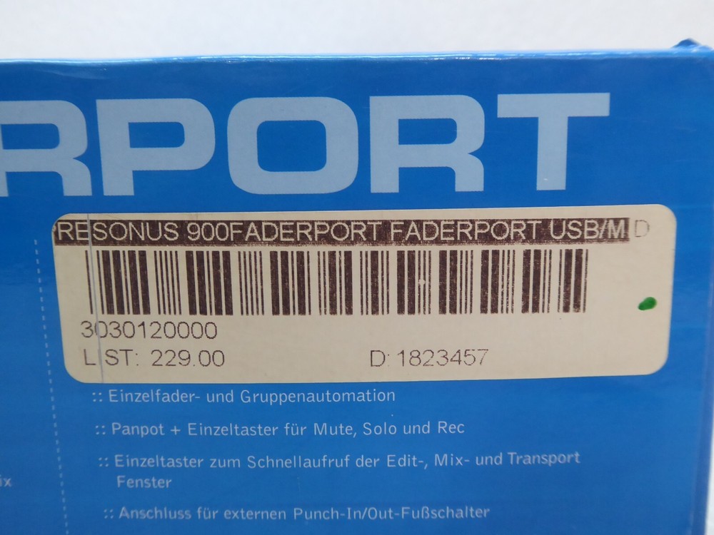 Faderport Presonus Production Control Center