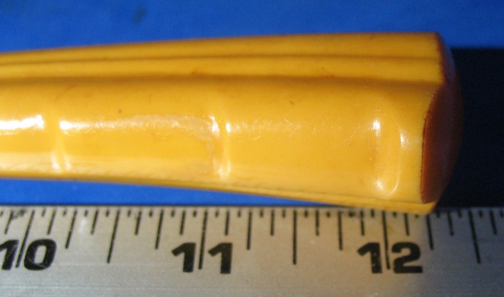 MCM Butterscotch Bakelite Handled Sharpening Steel