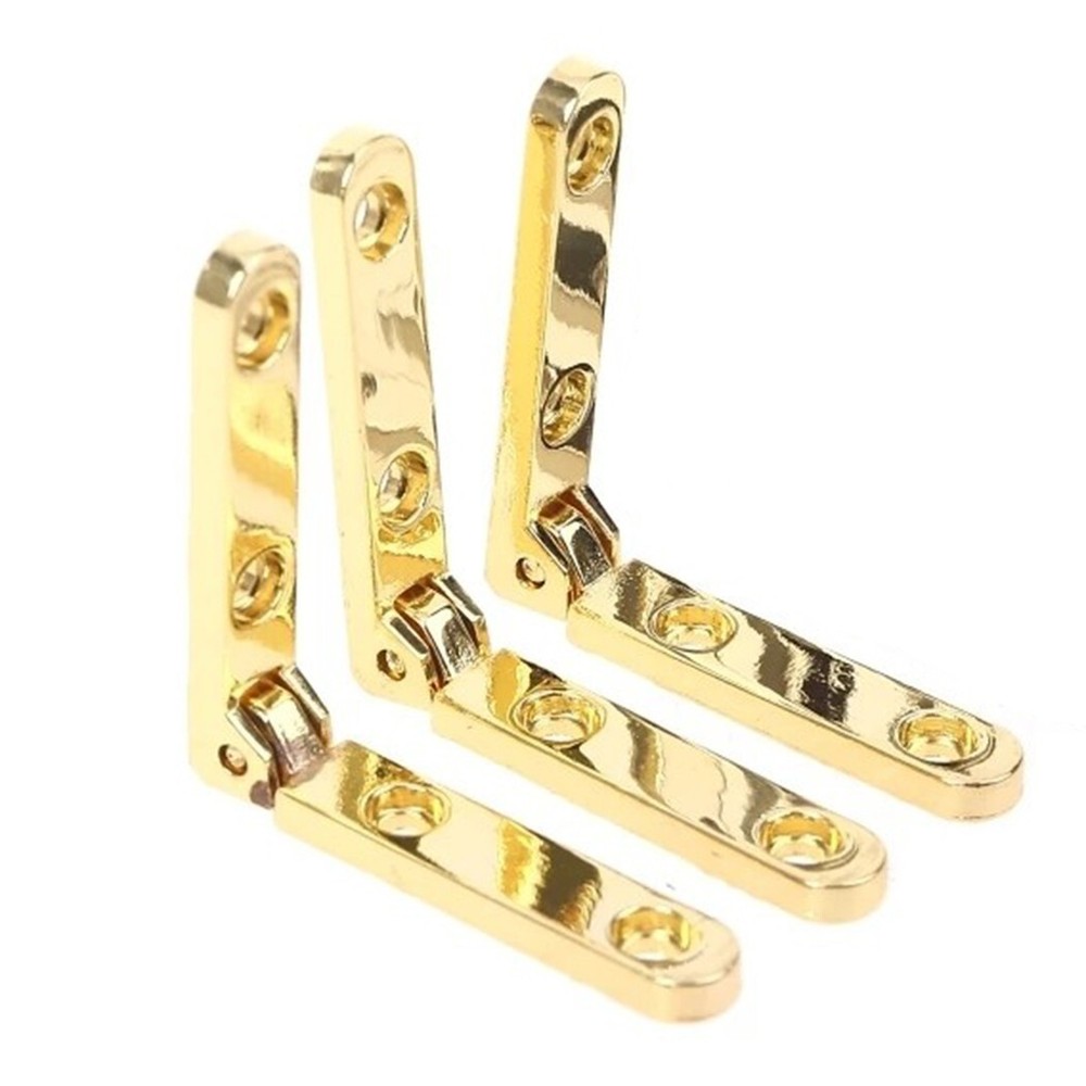 10pc Side Rail Hinge / Strap Hinge Zinc Alloy Small Strap Hinge 90 Degree