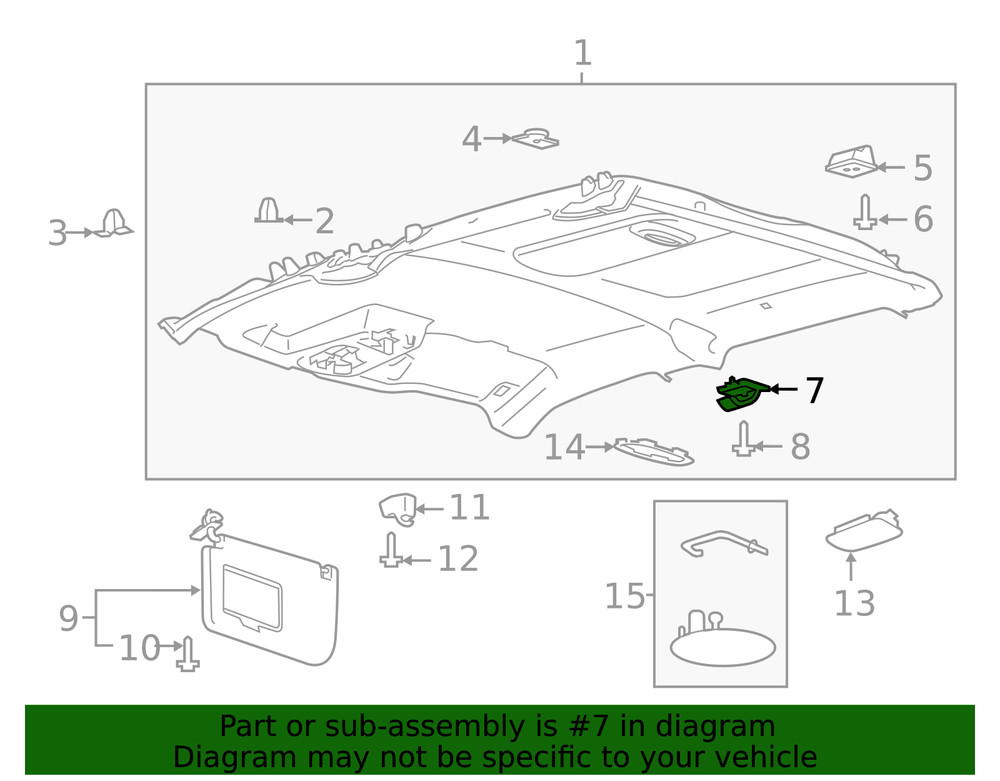 Genuine Ford Coat Hook FL3Z-9929024-AB