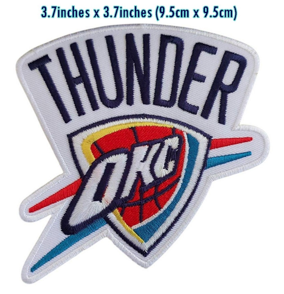 Oklahoma THUNDERS2025 Set 10PCS PER PACK LOGO PATCH,IRON,​Sewing​ on​ Fabrics