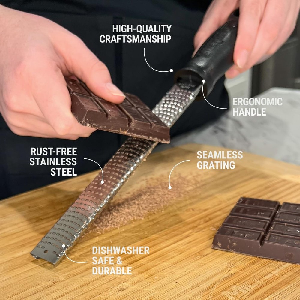 Microplane Classic Zester 40020 Zester/Grater, Black