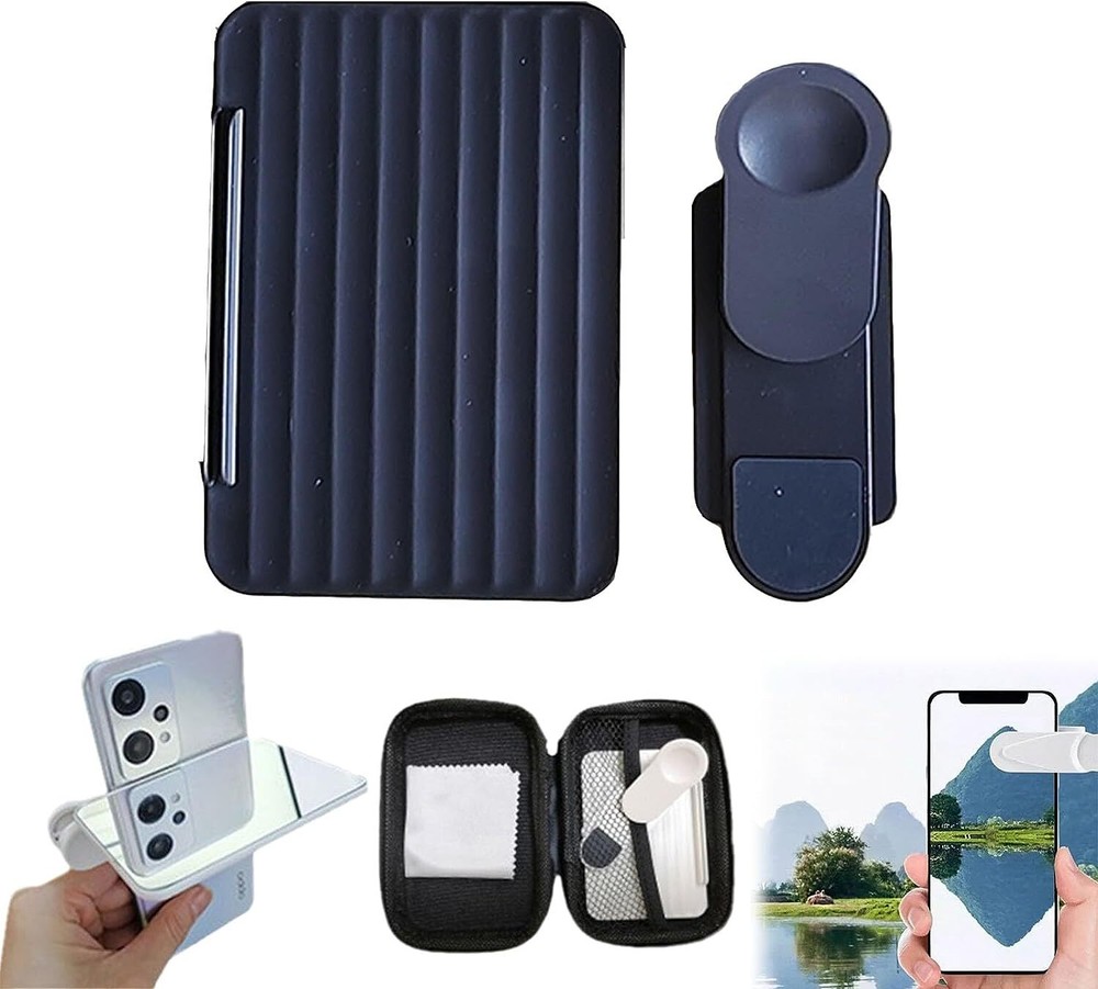 Smartphone Camera Mirror Reflection Clip Kit