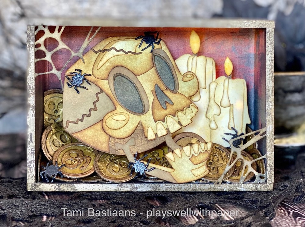 Tim Holtz Halloween "SKELLY", COLORIZE Thinlits 10 dies by Sizzix