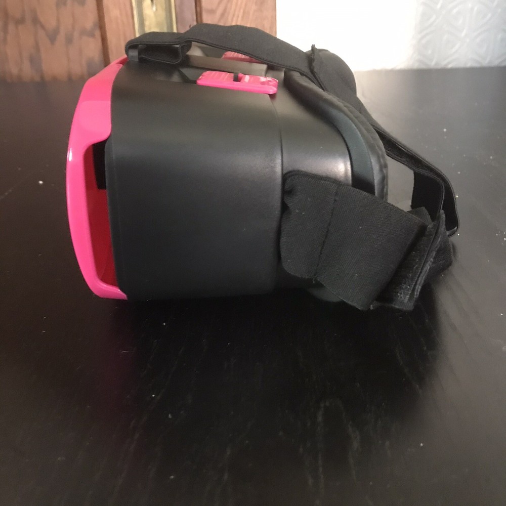 NEW-Pink-Virtual Reality Smartphone Headset Goggles-IPHONE / SAMSUNG / ANDROID