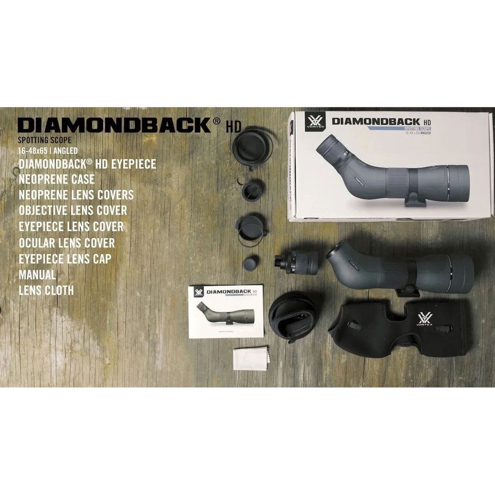 VORTEX Diamondback HD 16-48x65 Angled Spotting Scope (DS-65A)