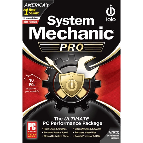 Iolo System Mechanic Pro - 1 year 10 PC