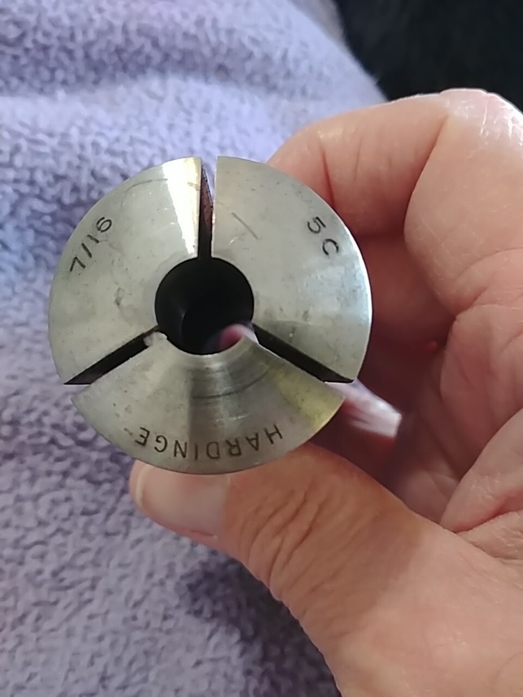 7/16" Hardinge 5C Round Collet External & Internal Threads