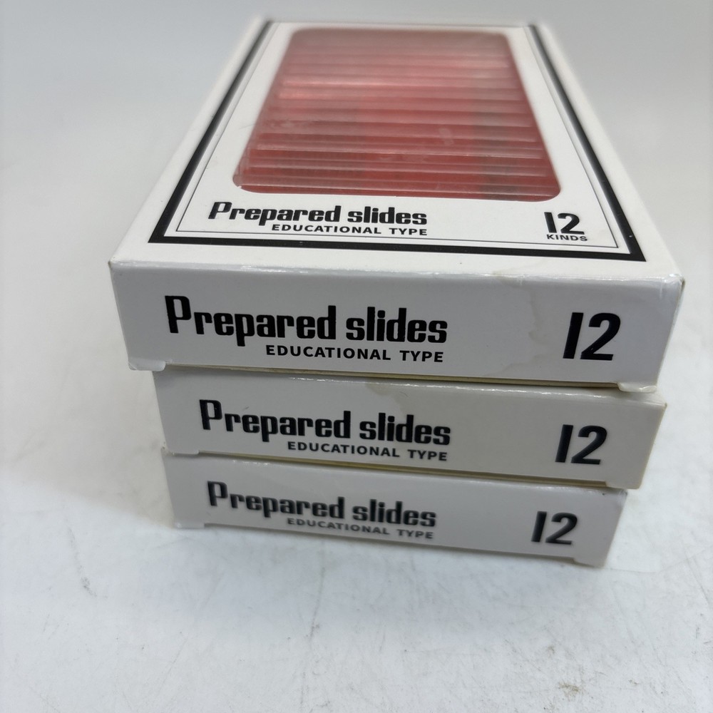 36 Prepared Plastic Microscope Slides with Specimens for Kids Microscope Sample