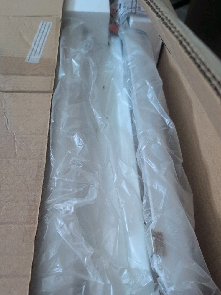 Monument 673775 2-Light White Rectangular Flushmount