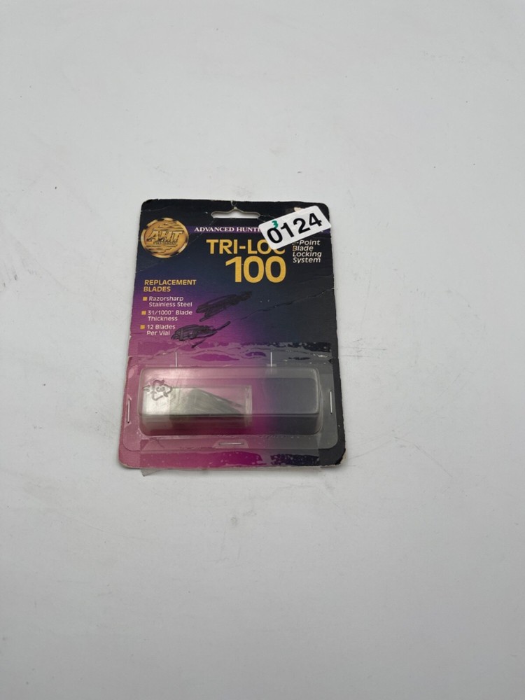 AHT TRI-LOC 100 3 Point Blade Locking System Replacement Blades (12 Blades/vial)