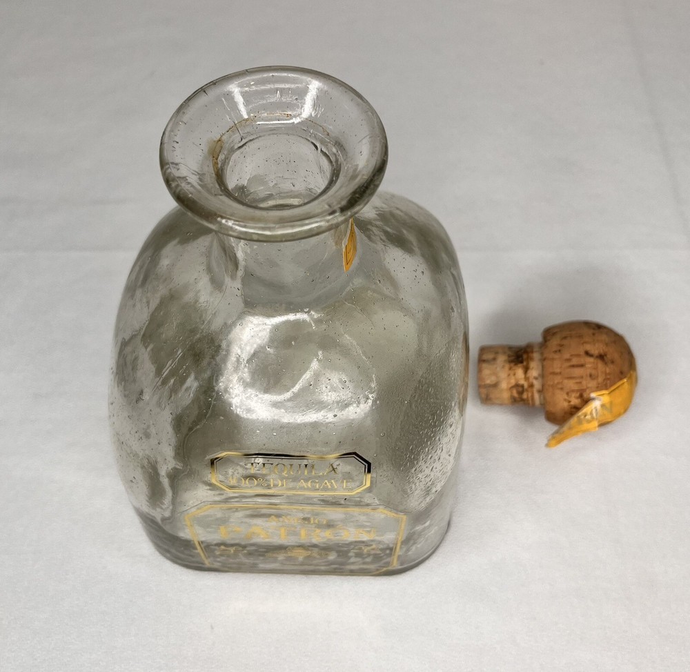 Anejo Patron Tequila 100% De Agave Empty Bottle