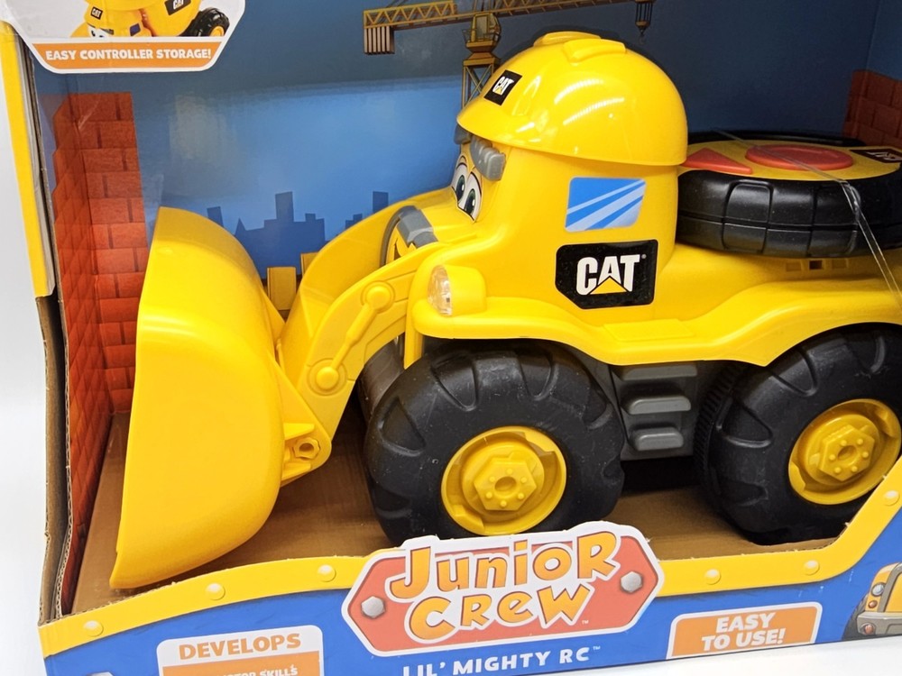 Cat Junior Crew Lil' Mighty RC Remote Control Front Loader Construction Toy