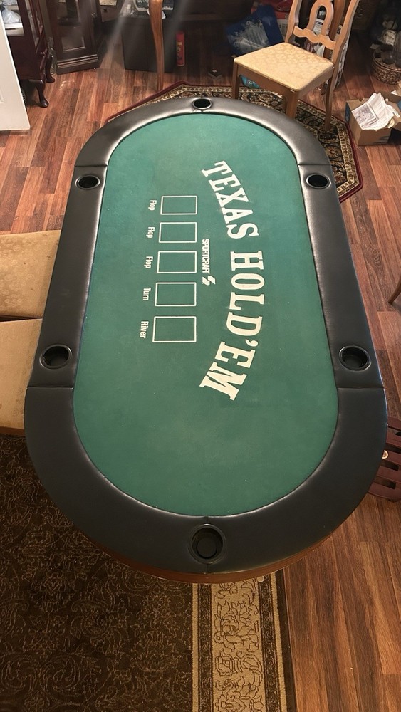Poker Table With Chips