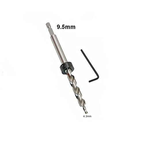 2 Set Step Drill Bit Hex Twist Drill Bits Kit Pocket Hole Tool