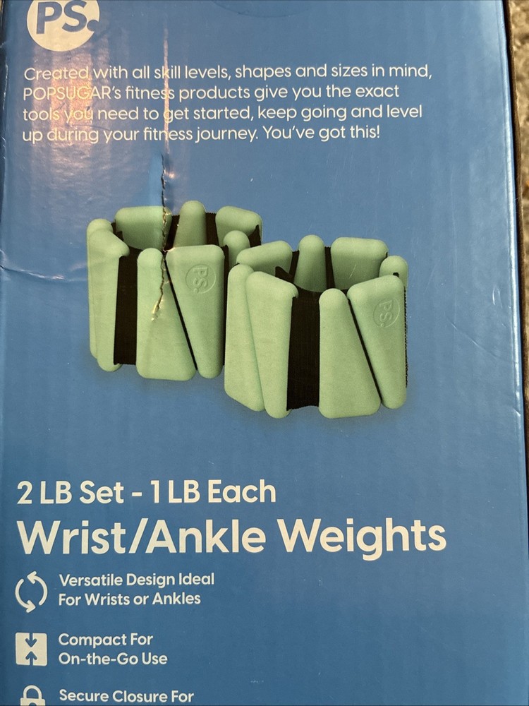 Popsugar 2LB -1LB Each, Wrist/Ankle Weights