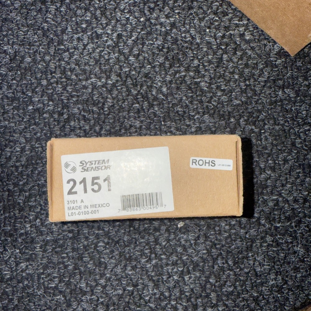System Sensor 2151 - Same Day Shipping (SEALED)