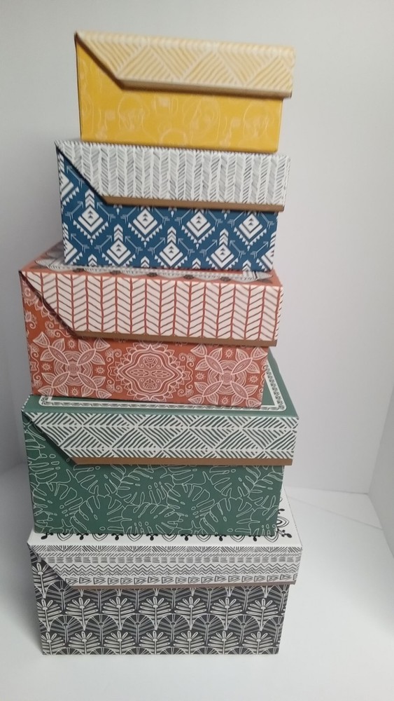 Nesting Stacking Storage Boxs set of 5