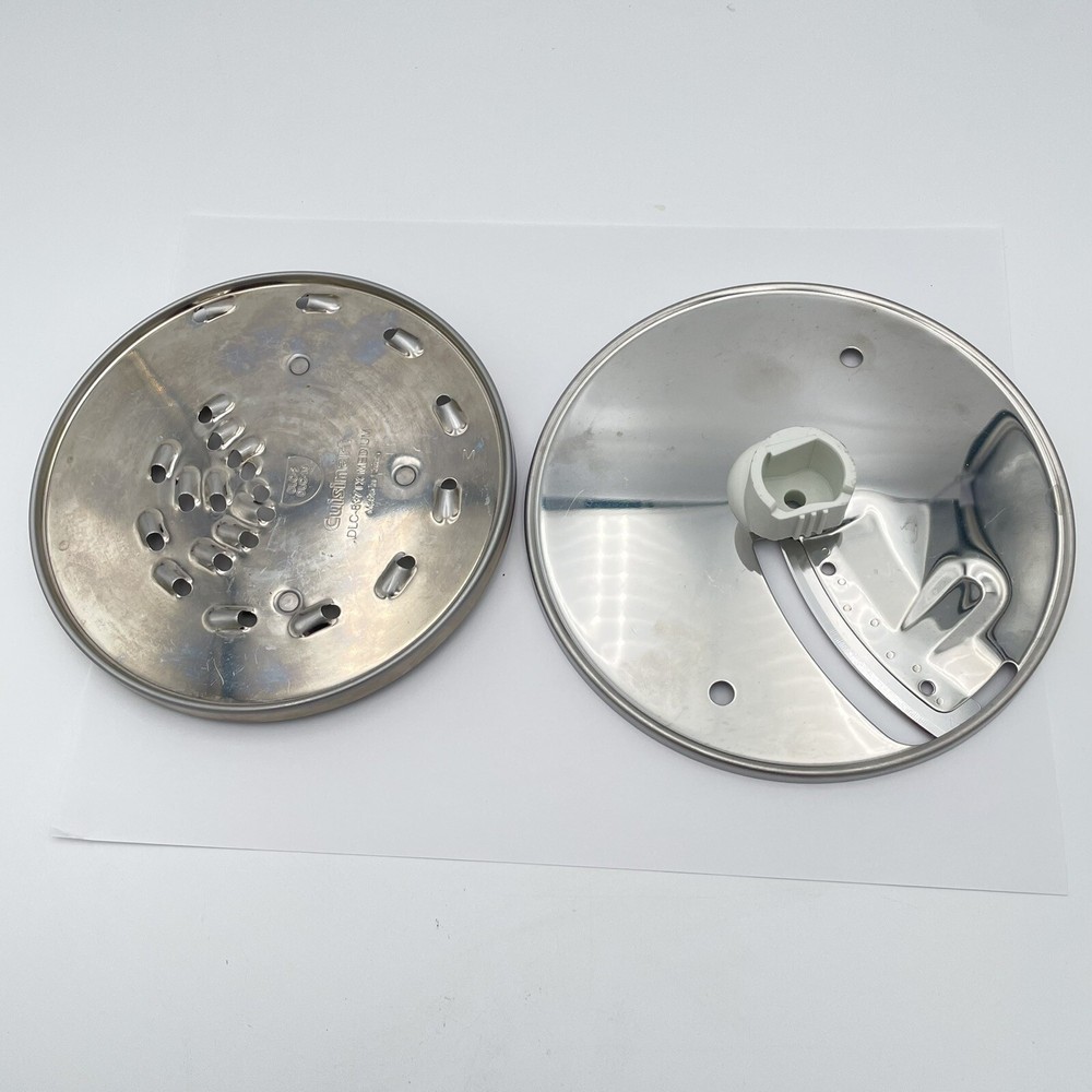 Cuisinart Basic Food Processor Slicing Discs Lot DLC-8 DCL-10 3mm