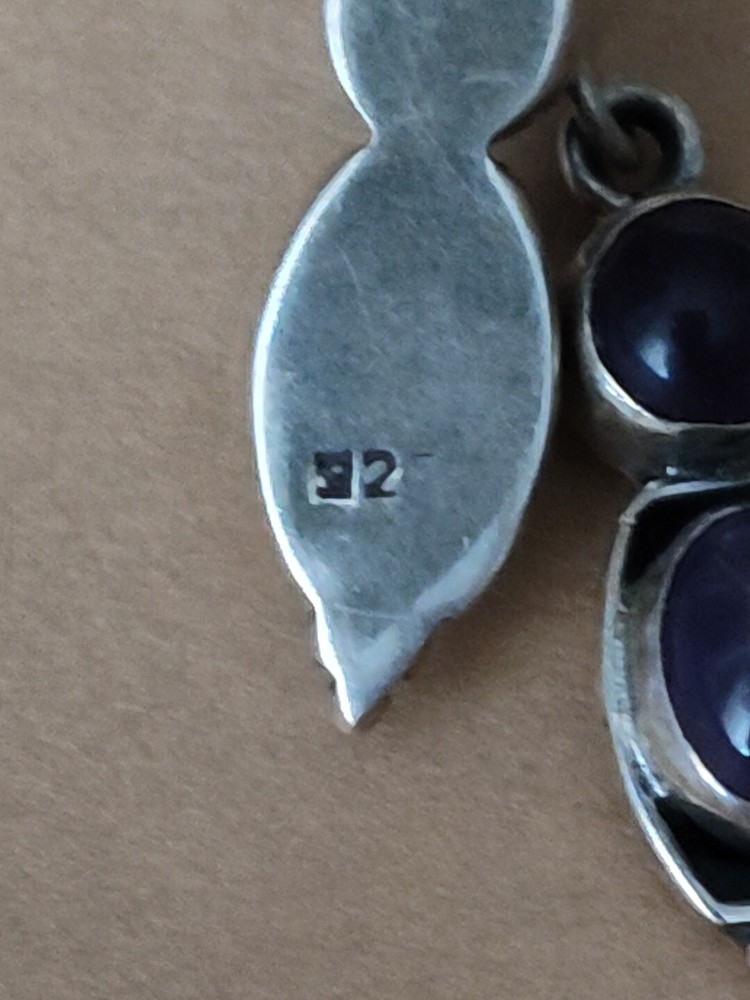 Sterling Silver Native American Style Earrings D14