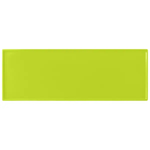 TableCraft CW2107LG Rectangular Full Size Cooling Serving Tray - Lime Green