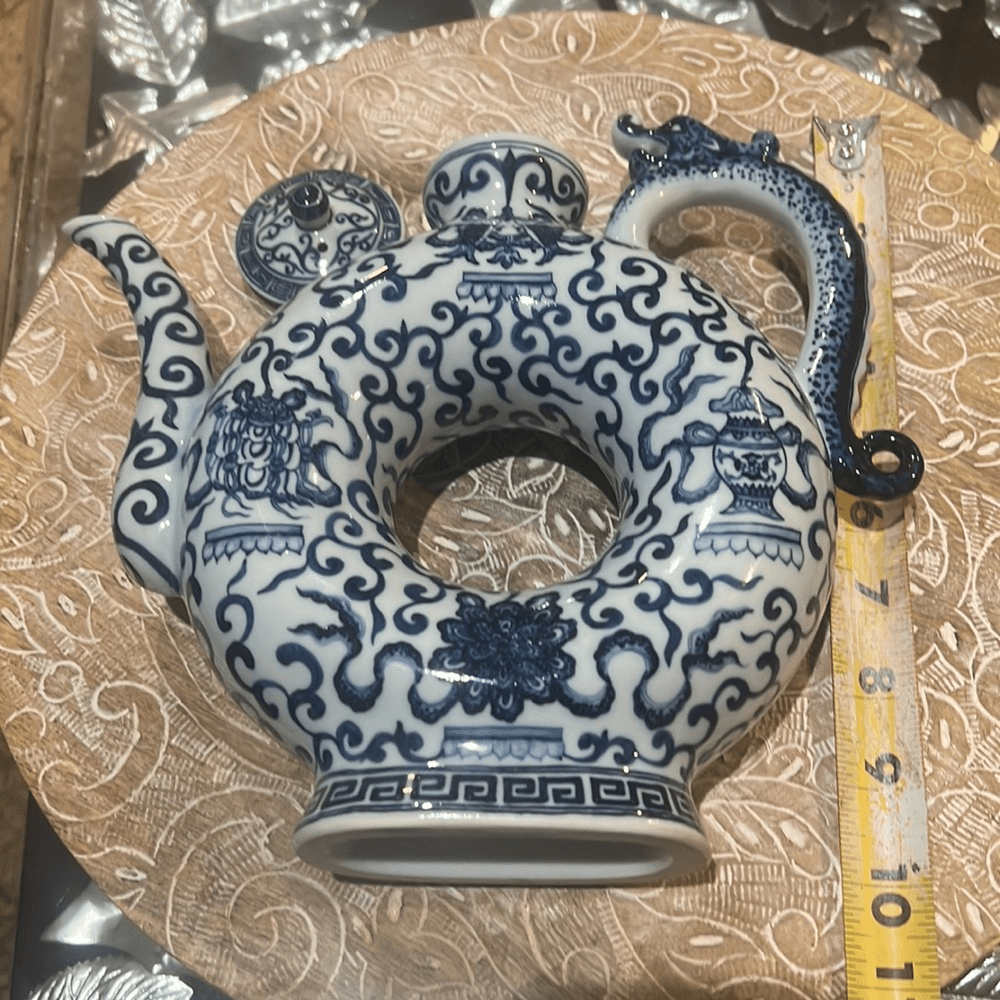 Antique Andrea Sadek circle vase/tea pot