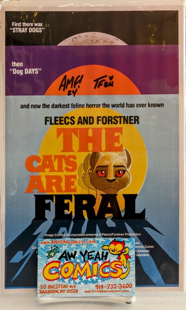 Feral #1 - Signed w/ COA! Multiple Covers, inc. Aw Yeah Comics Exclusive!
