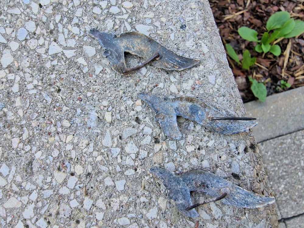 WW2 Original German Badges Front Item Relic.