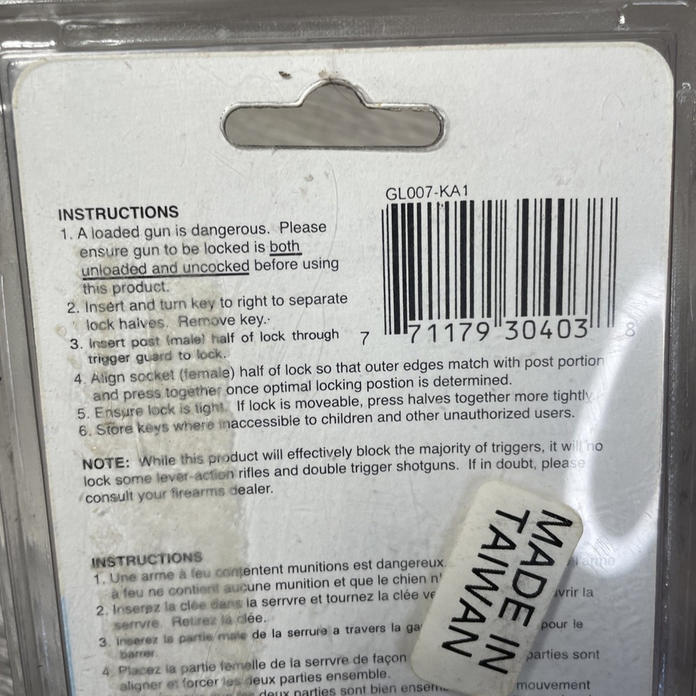 Crown Trigger Lock Vintage New Sealed