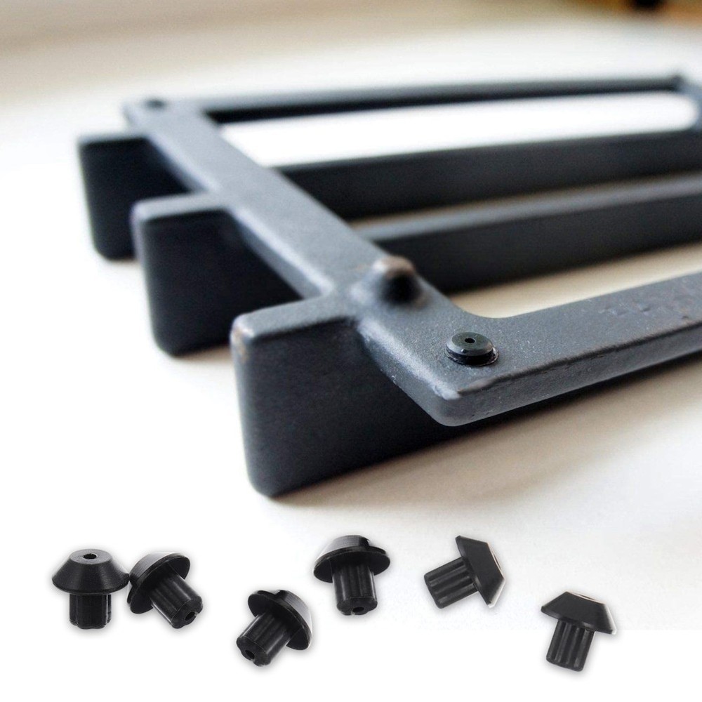 48Pcs Grate Feet Rubber Replacement for Gas Range Burner
