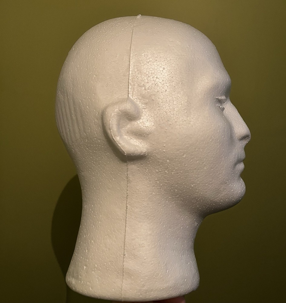 STYROFOAM HEAD DISPLAY - QTY 4