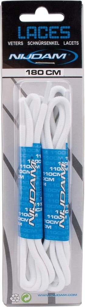 Nijdam laces round (white), one size