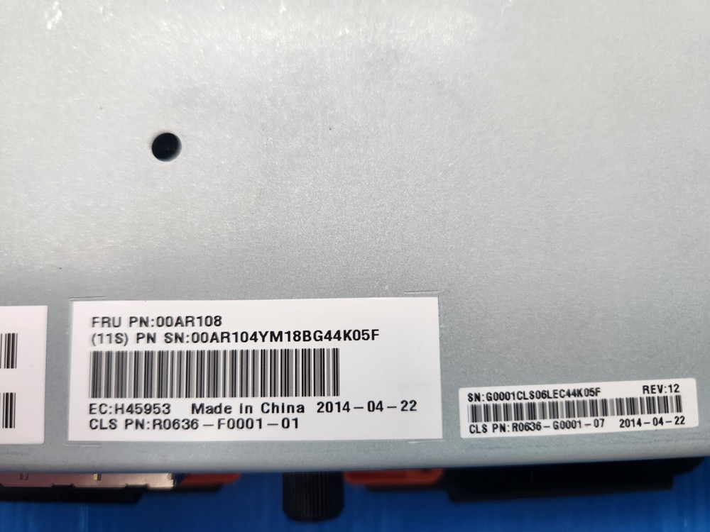 IBM 00AR108,00AR004, V3700 Node Canister Controller Used