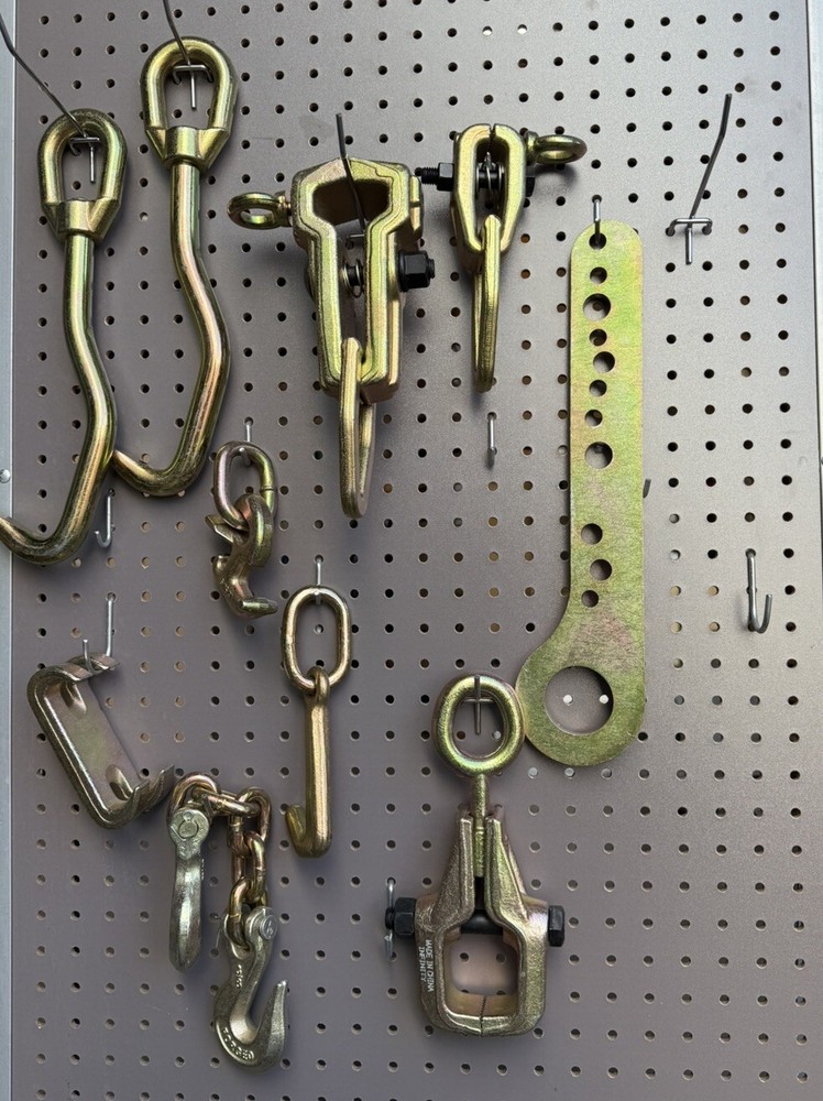 10pcs Auto Body Frame  Repair Pulling Clamp Self Tightening Puller J Hooks Set