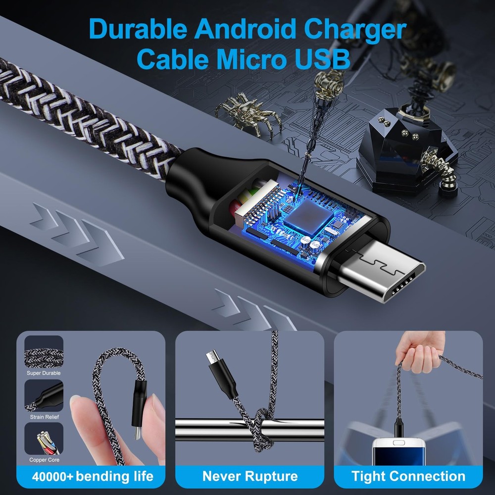 Charger Cord Replacement for Kindle Paperwhite/Oasis/E-Reader/Fire/Fire Black