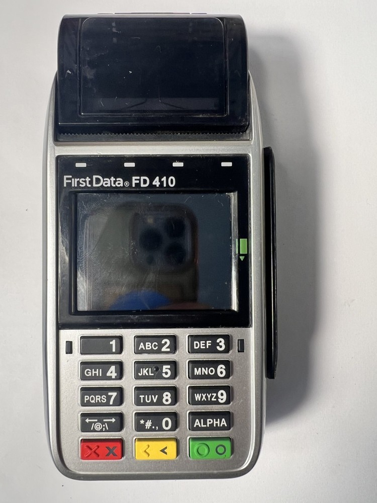 FirstData FD 410 DW Wireless Mobile Payment Processing Credit Card Terminal  XAC