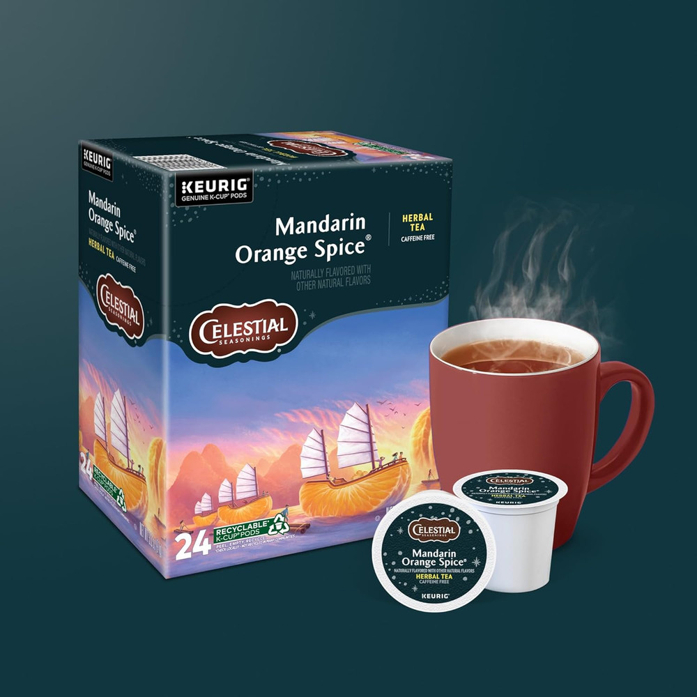 Mandarin Orange Spice Tea K-Cup Pods, 96 Count