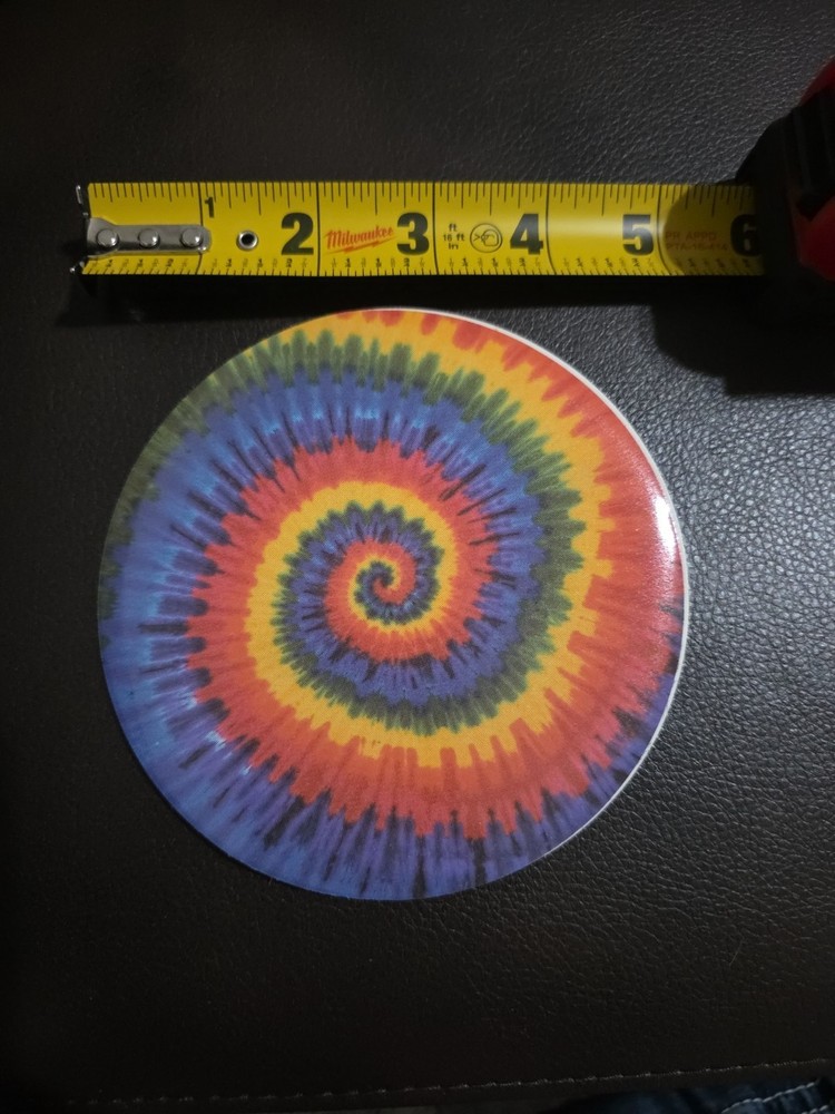 Rainbow Spiral Sticker Decal