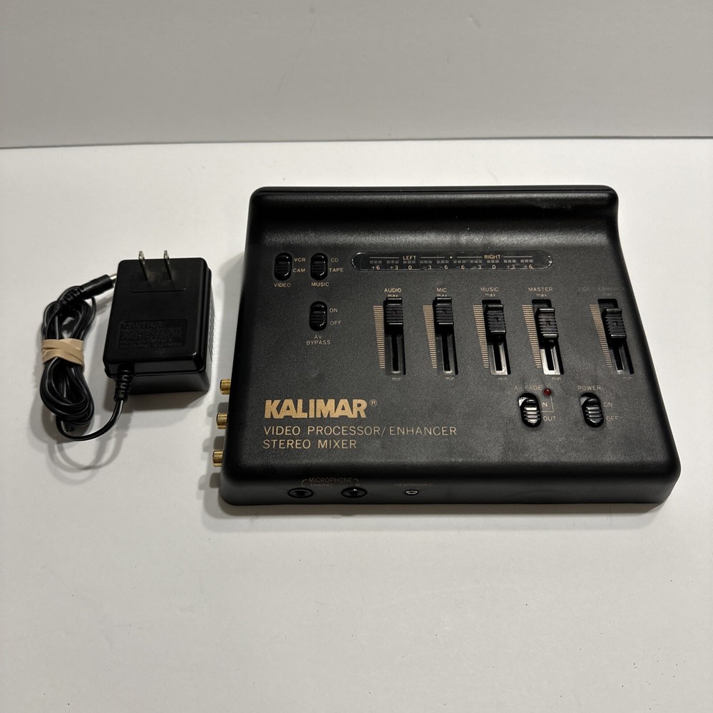 Kalimar Video Processor/Enhancer Stereo Mixer RARE Tested