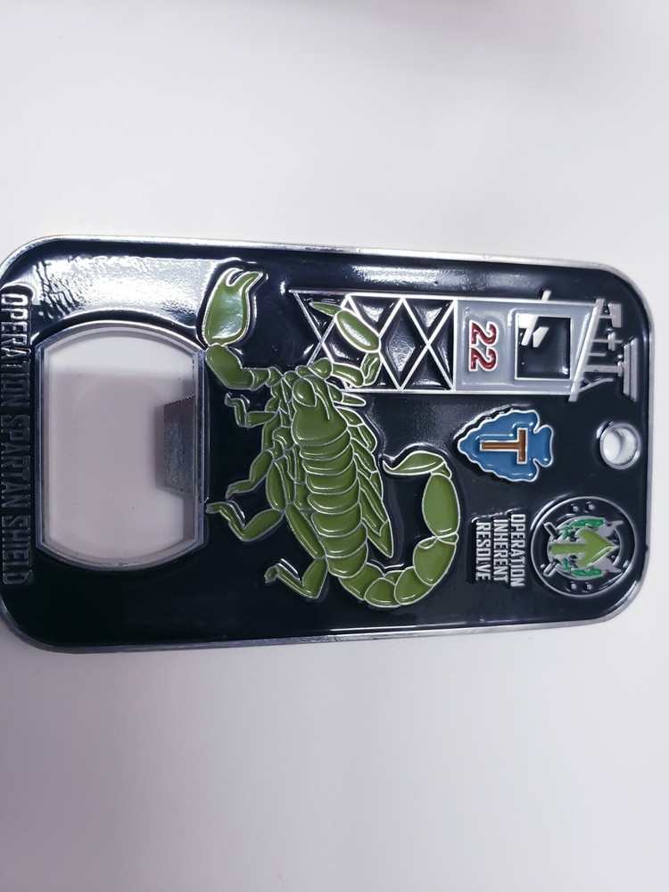 Task Force Spartan "Operation Spartan Shield" Callenge Coin